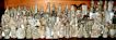 Italian 'marble stone' mini liquor bottles.